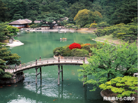 飛来峰からの眺め